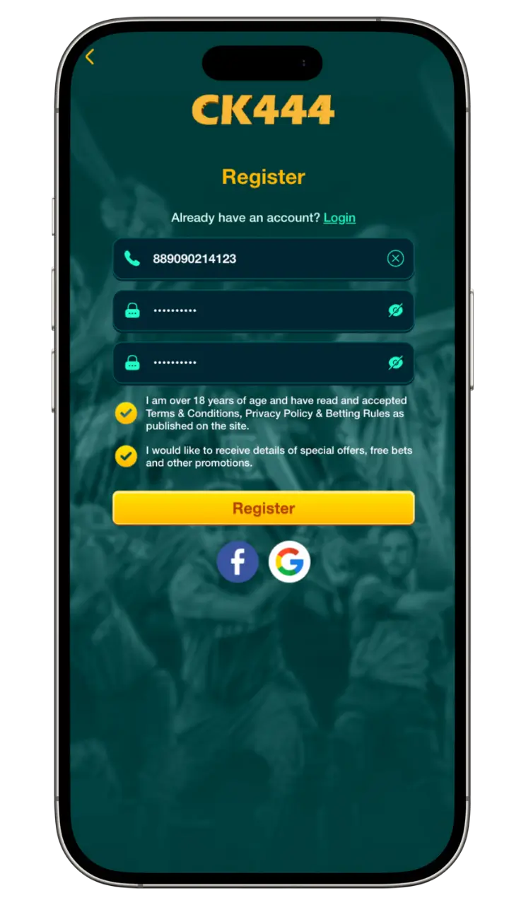 Ck444 Signup